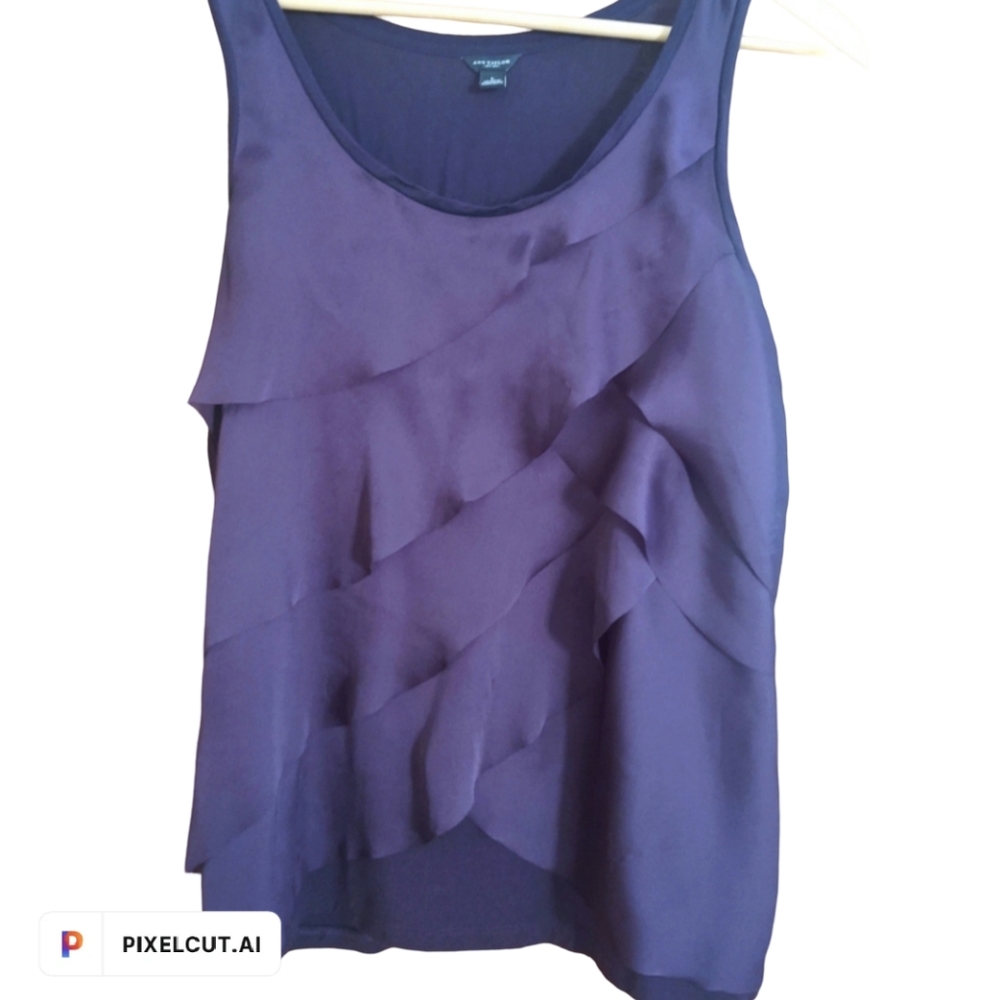 Ann Taylor Ruffled Top